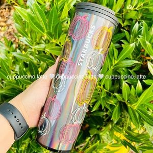 🎃LAST✨Starbucks Fall Halloween 2023 Glow in the Dark Pumpkins Bottle Tumbler